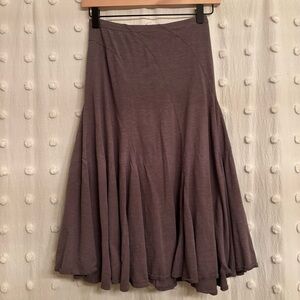 Garnet Hill Organic Linen Godet Skirt